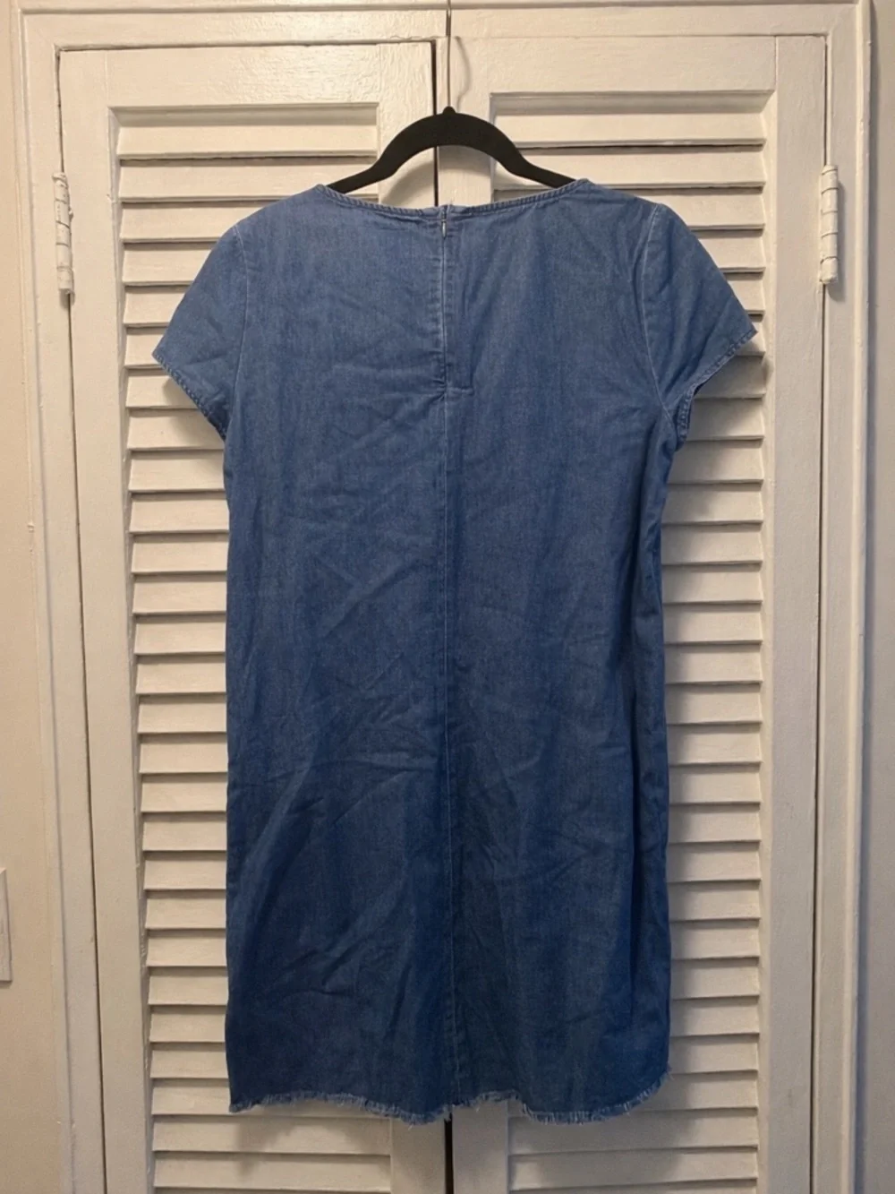 Zara 💙 Denim Shift Dress - Picture 3 of 6